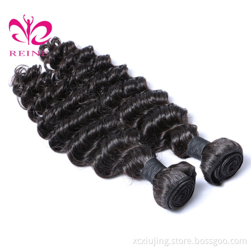Cuticle Aligned Hair 10A Raw  Hair Bundle,Unprocessed Wholesale Indian Remy Deep wave